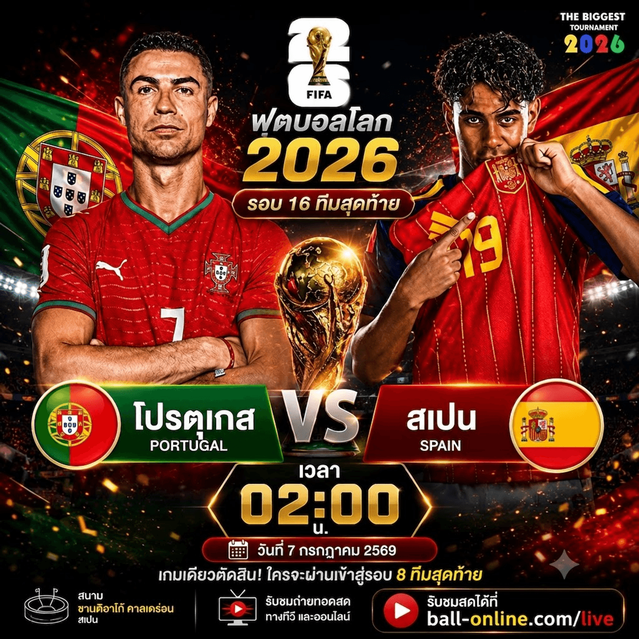 แมตช์เด่นวันนี้ - ดูบอลสดออนไลน์ ฟรี HD